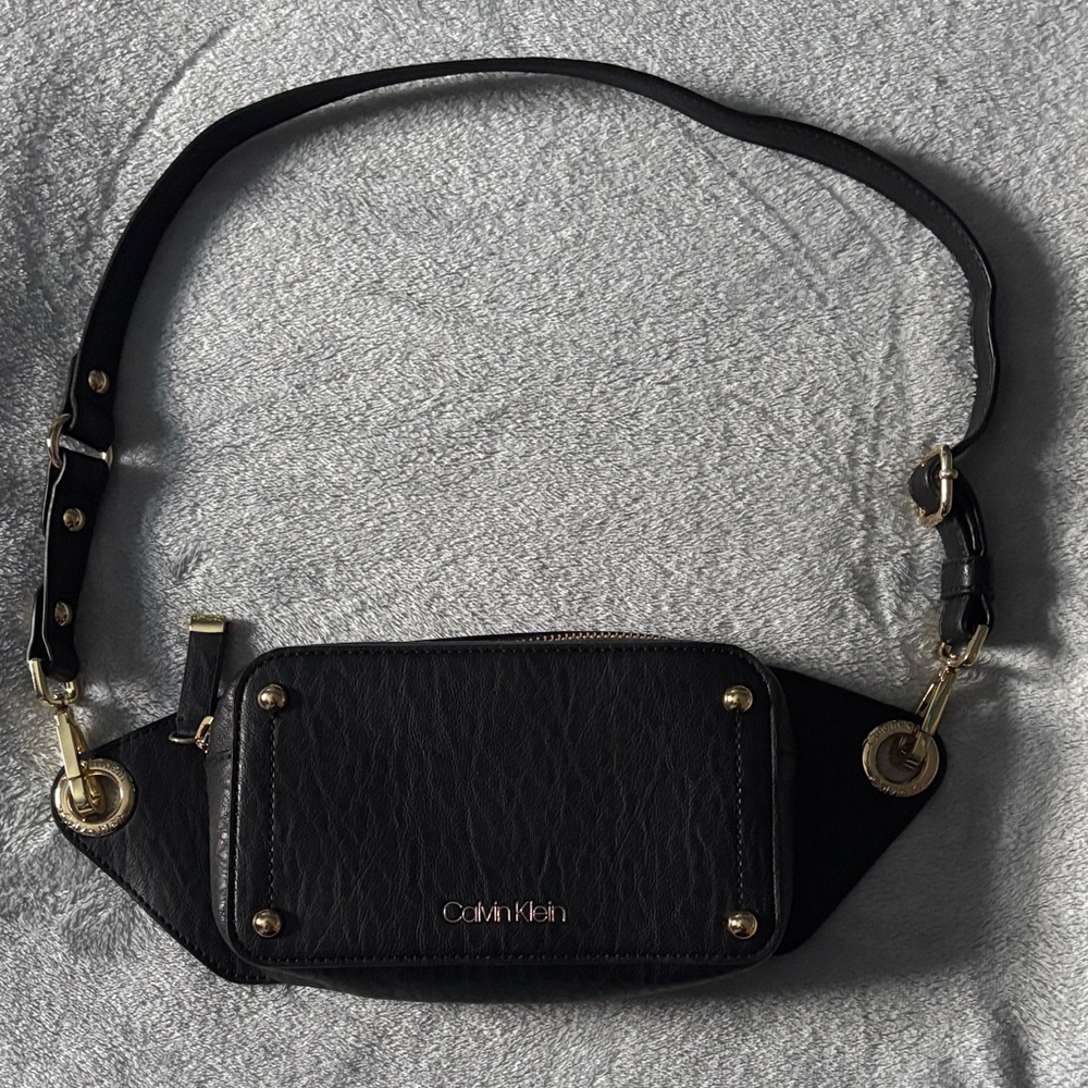 Calvin Klein Black bag with Gold Accents